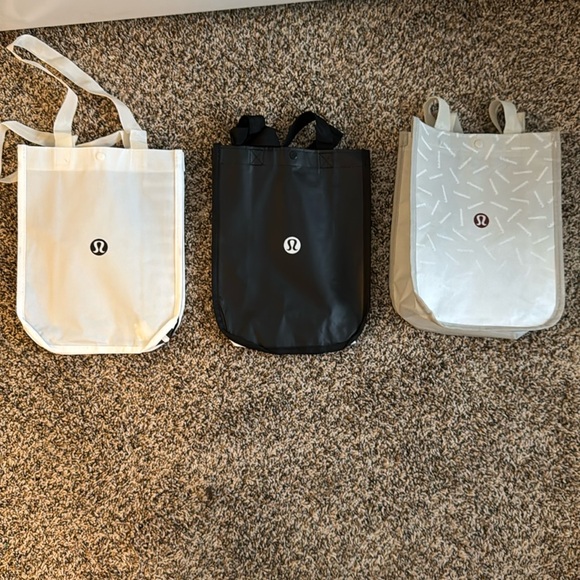 Lululemon Tote Bag Set - White, Black, Gray - Picture 1 of 1